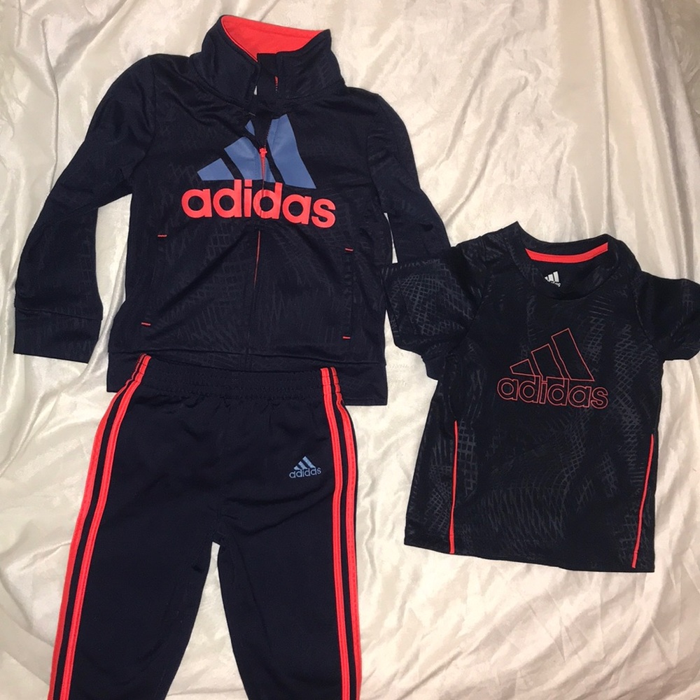 Adidas jumpsuit with shirt